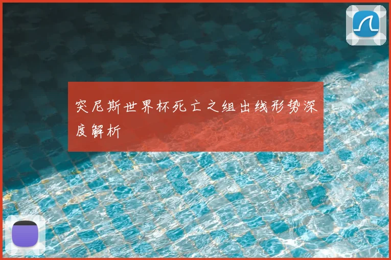 突尼斯世界杯死亡之组出线形势深度解析